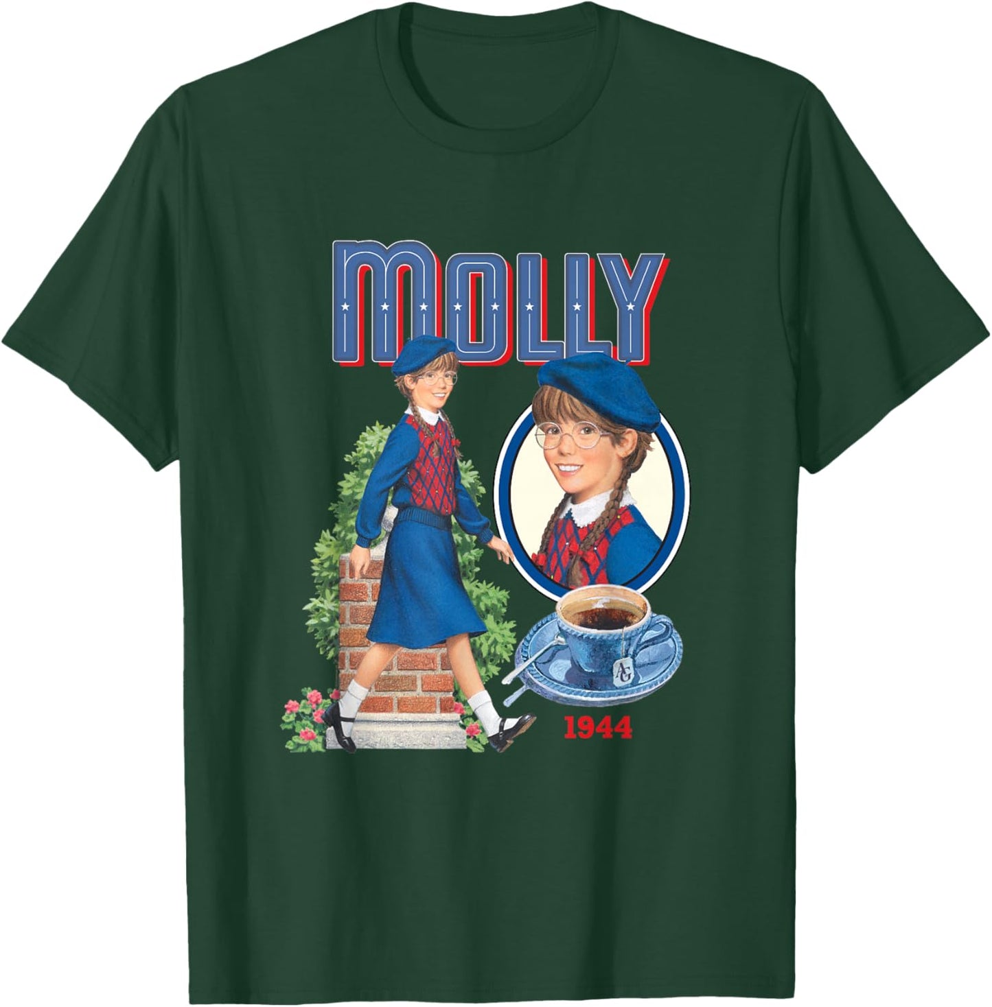 American Girl - Molly McIntire 1944 T-Shirt - T-Shirt | Forest
