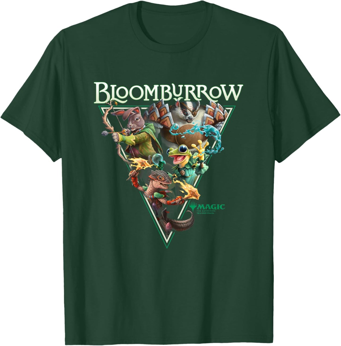 Magic: The Gathering Bloomburrow Portrait Vintage T-Shirt - T-Shirt | Forest