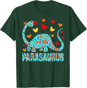 Parasaurus Paraprofessional Paraeducator Dinosaur Lover T-Shirt - T-Shirt | Forest