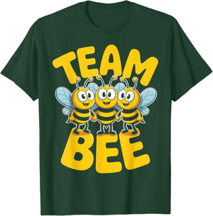 Bee Team Cute Cartoon Apiarist Beehive Party Bumblebee T-Shirt - T-Shirt | Forest