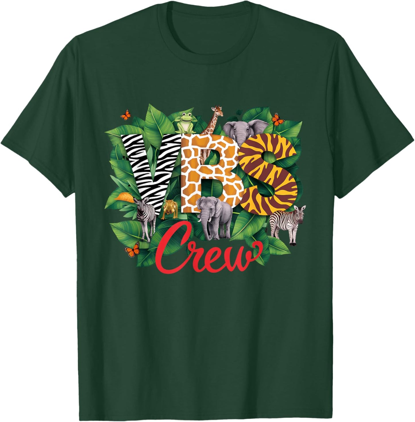 VBS Crew VBS 2026 Vacation Bible School Jungle Adventures T-Shirt - T-Shirt | Forest