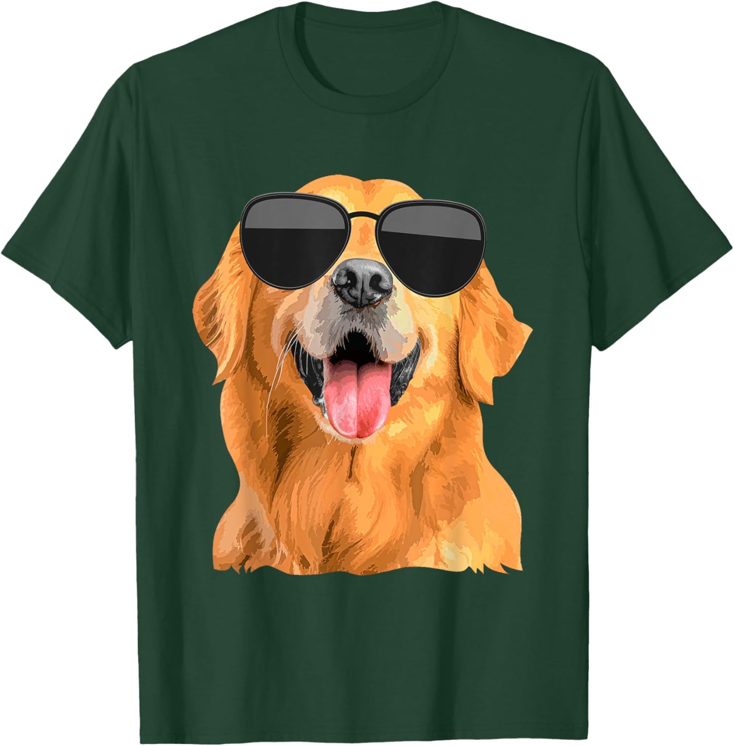 Golden Retriever Design Women Golden Retriever Lover T-Shirt - T-Shirt | Forest