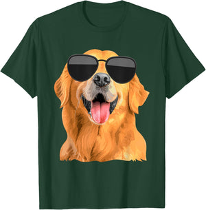 Golden Retriever Design Women Golden Retriever Lover T-Shirt - T-Shirt | Forest