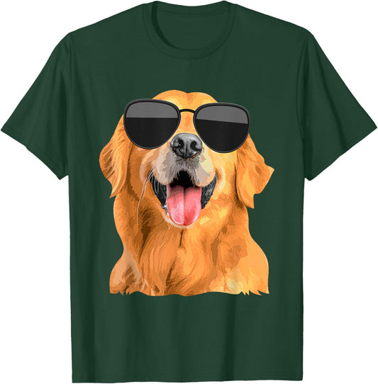 Golden Retriever Design Women Golden Retriever Lover T-Shirt - T-Shirt | Forest