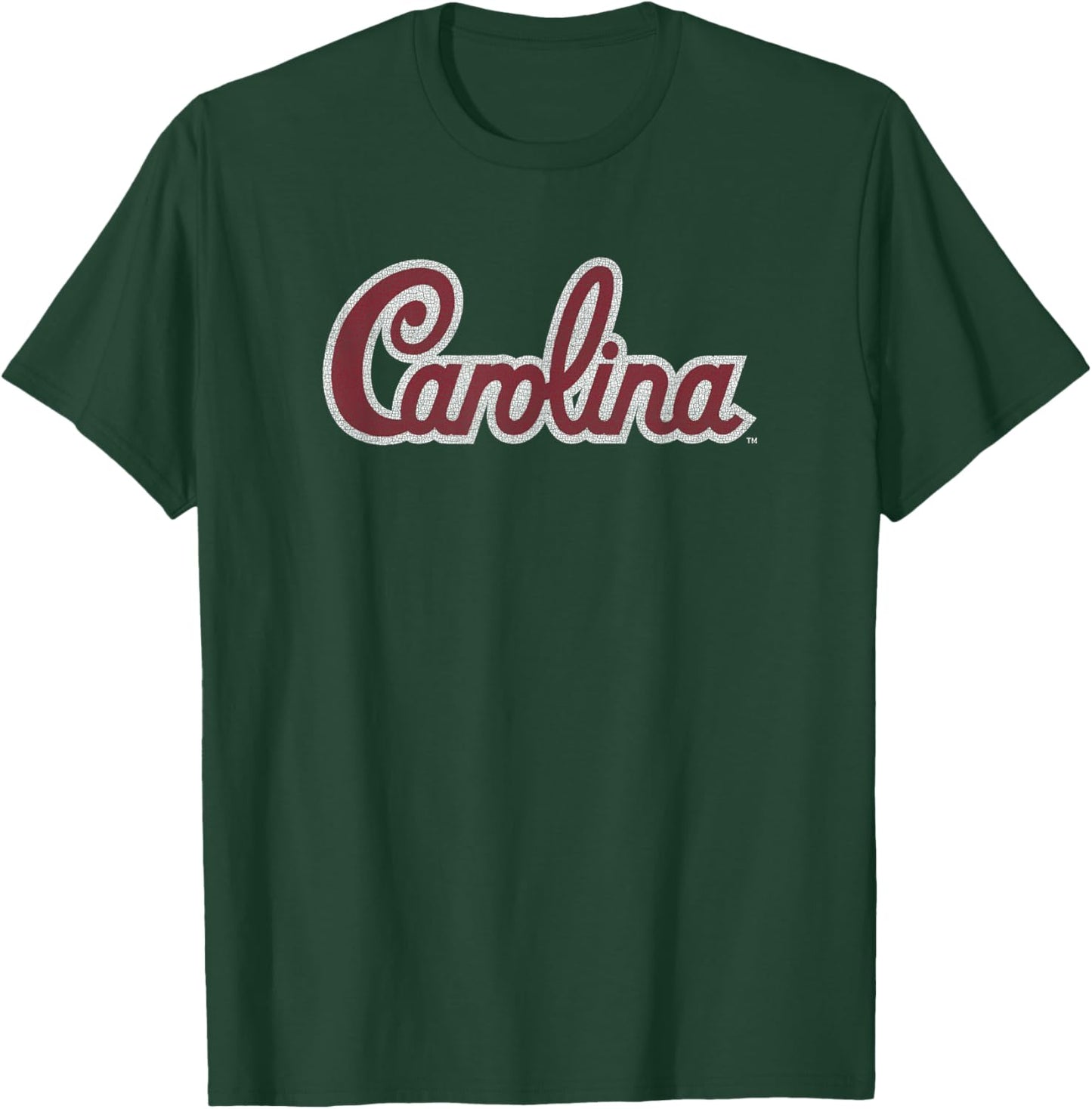 South Carolina Gamecocks Retro Cursive Black Licensed T-Shirt - T-Shirt | Forest