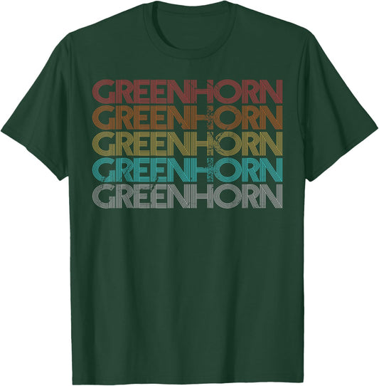 Retro Vintage Greenhorn T-Shirt - T-Shirt | Forest