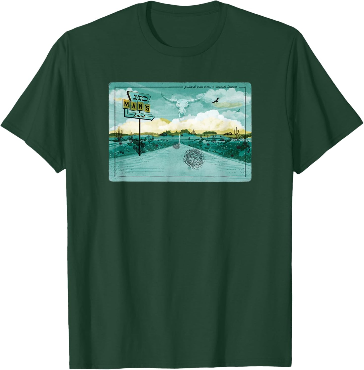 Miranda Lambert No Man's Land Postcards From Texas T-Shirt - T-Shirt | Forest
