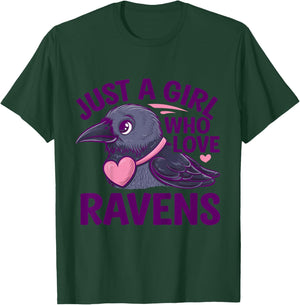 Kids Girl Raven Kids T-Shirt - T-Shirt | Forest