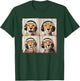 Cheetah Listening To Music Lover Cool Safari Animal T-Shirt - T-Shirt | Forest