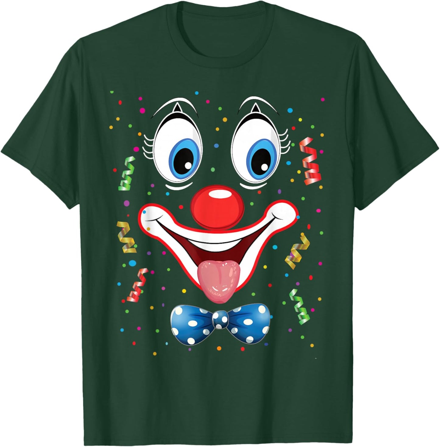 Clown Karneval Kostüm Clownskostüm Clowns Fasching T-Shirt - T-Shirt | Forest