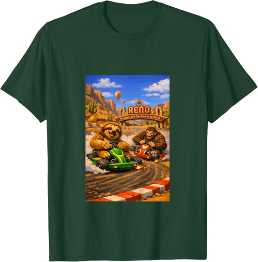 Kids Squatch-N-Sloth Reno T-Shirt - T-Shirt | Forest