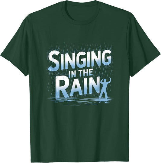 Singing in the Rain Retro Musical Theatre Tap Dance Broadway T-Shirt - T-Shirt | Forest