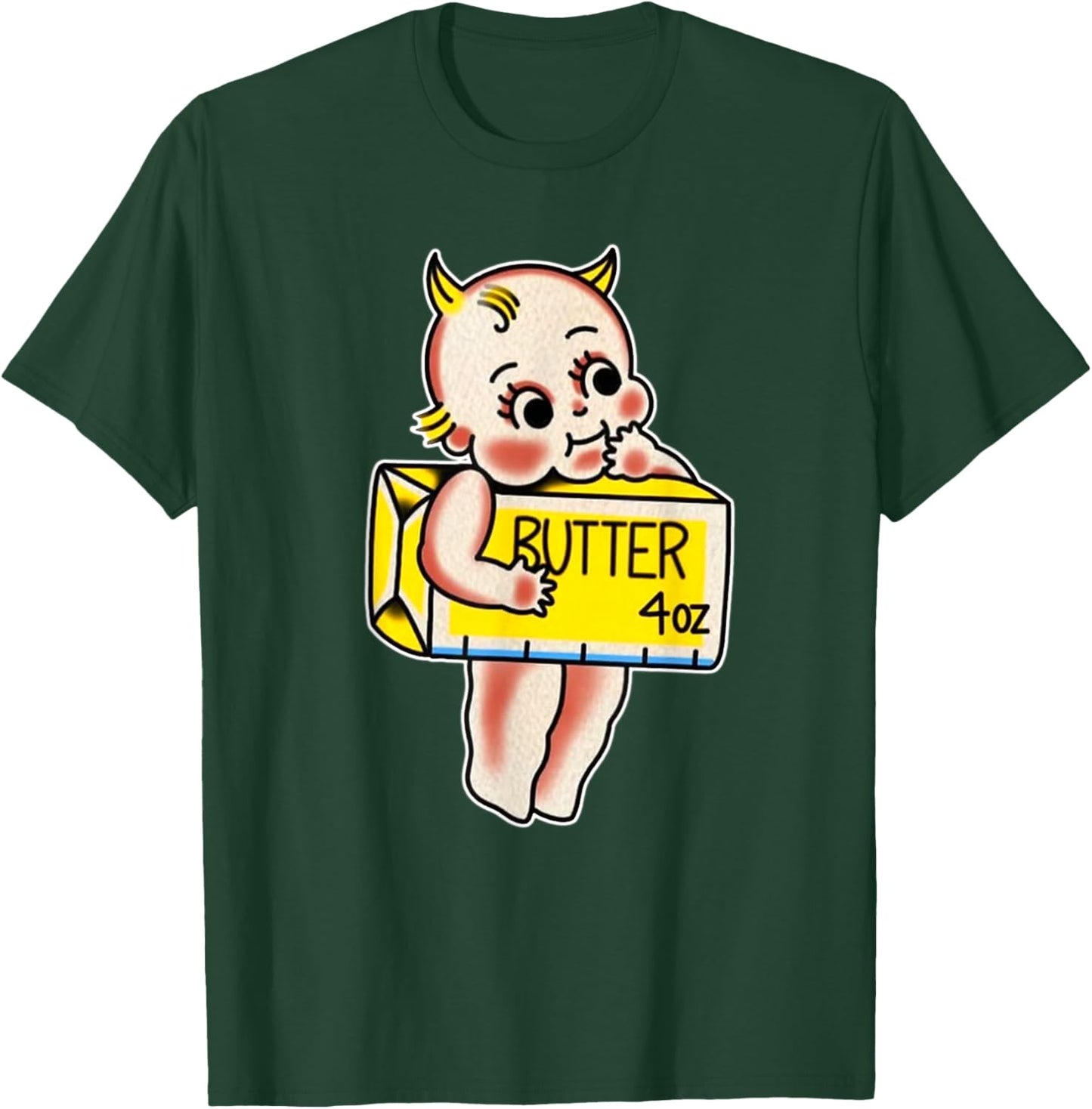 Kewpie Baby Butter T-Shirt - T-Shirt | Forest