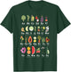 Vegetable Garden Alphabet Gardener Gardening Veggie Lover T-Shirt - T-Shirt | Forest