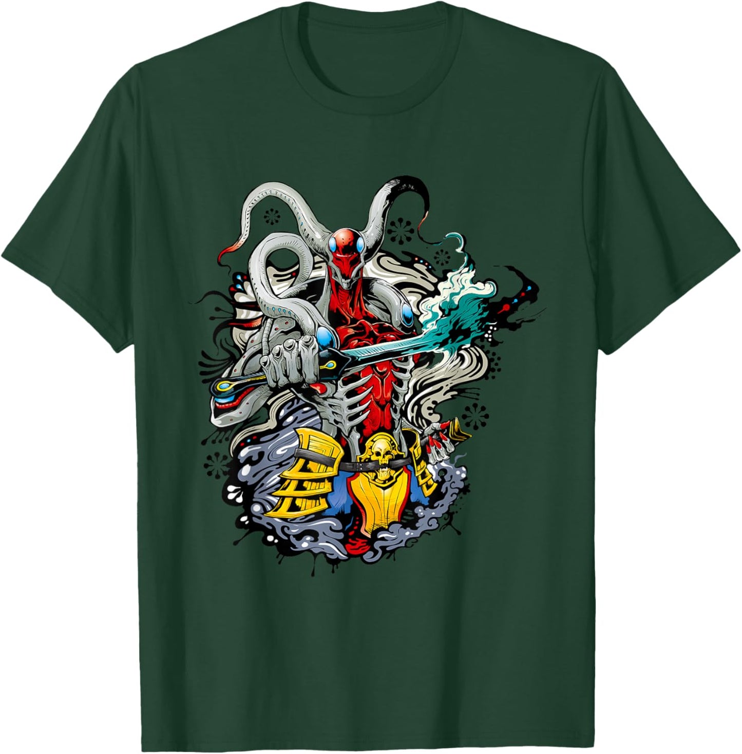 Bandai Namco Entertainment Inc. TEKKEN7 YOSHIMITSU 002 , Small, Black T-Shirt - T-Shirt | Forest