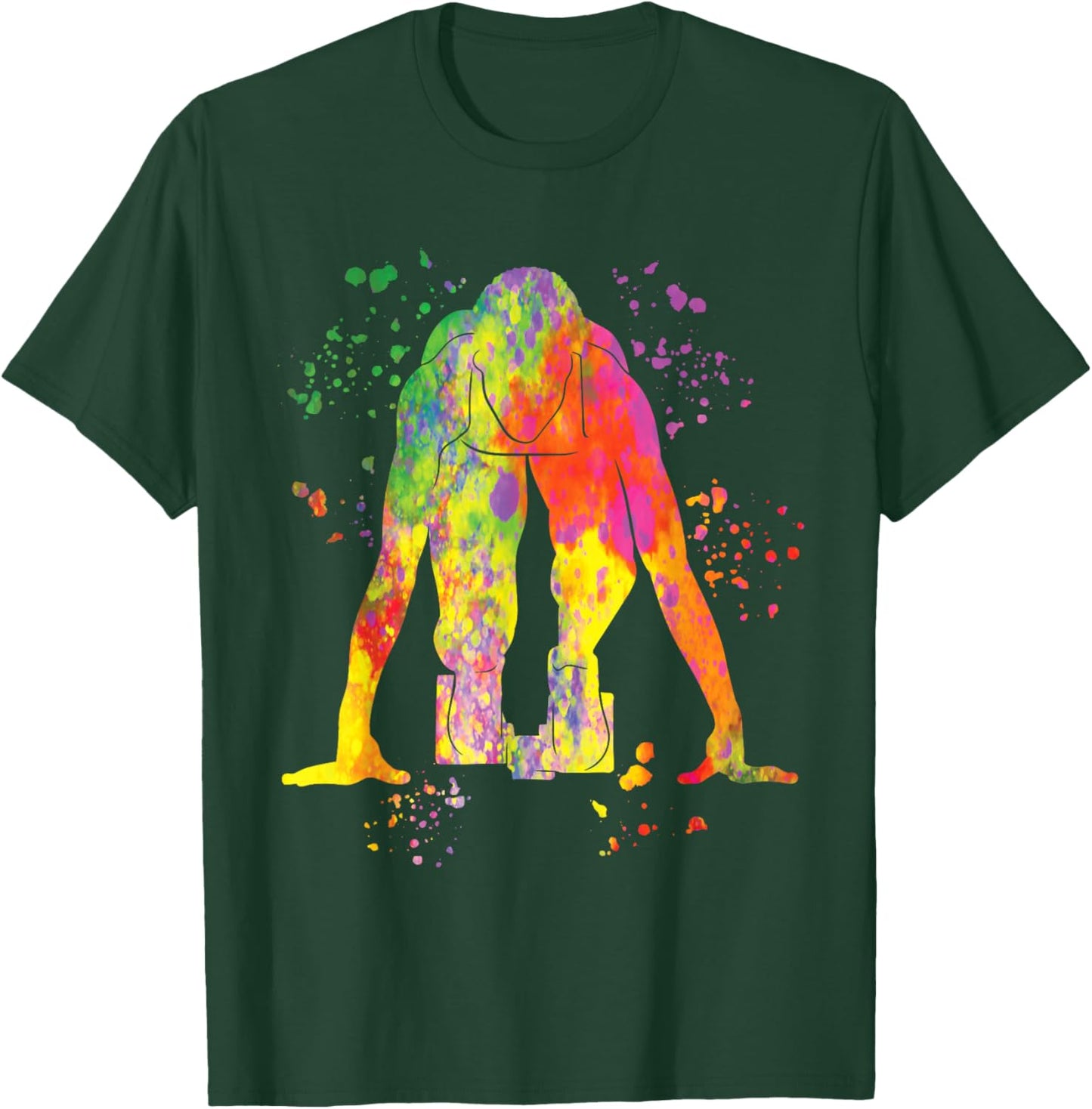 Sprinter Colorsplash Sprinting Kids Sprint T-Shirt - T-Shirt | Forest
