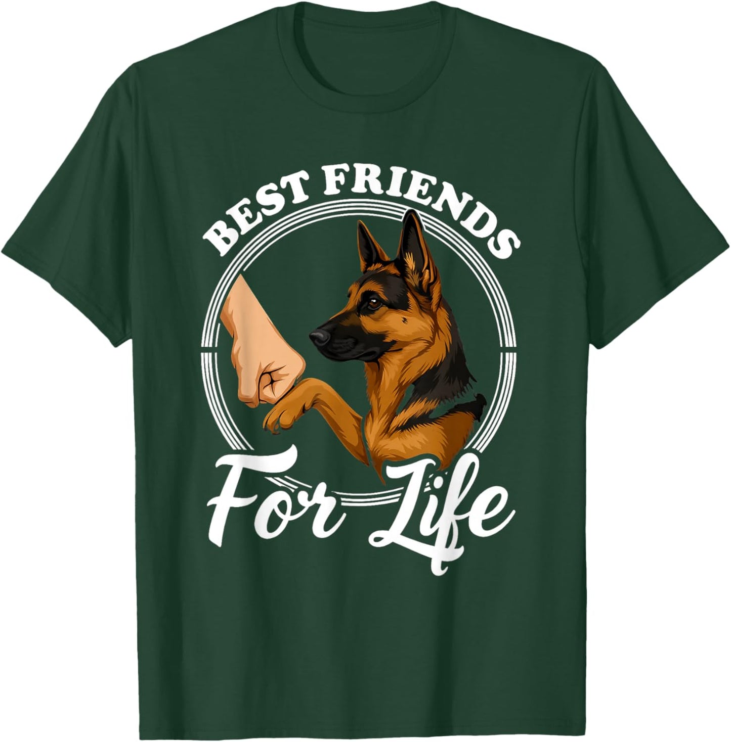German Shepherd Lover Design Beautiful German Shepherd T-Shirt - T-Shirt | Forest