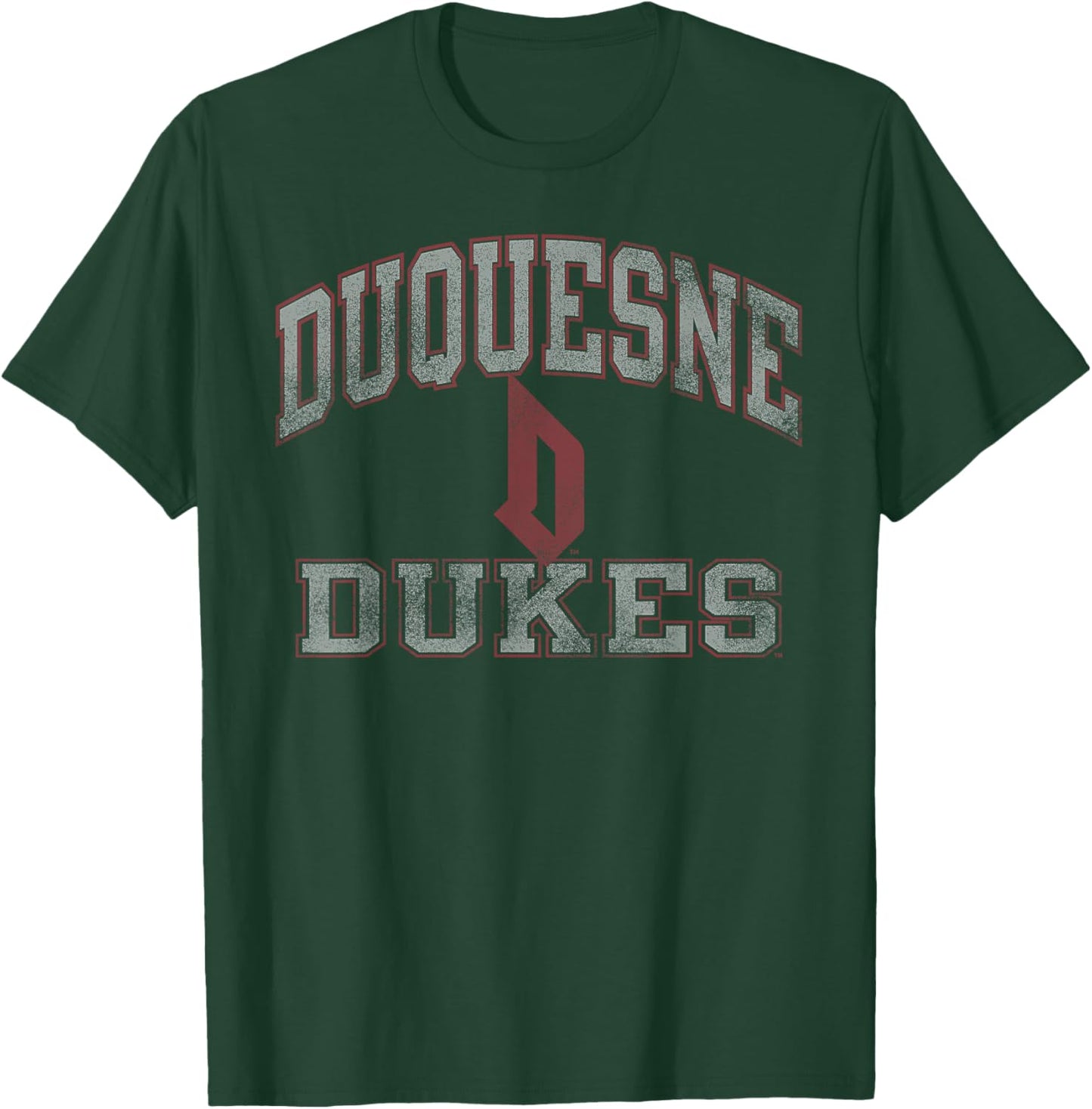 Duquesne Dukes Worn Navy Officially Licensed T-Shirt - T-Shirt | Forest