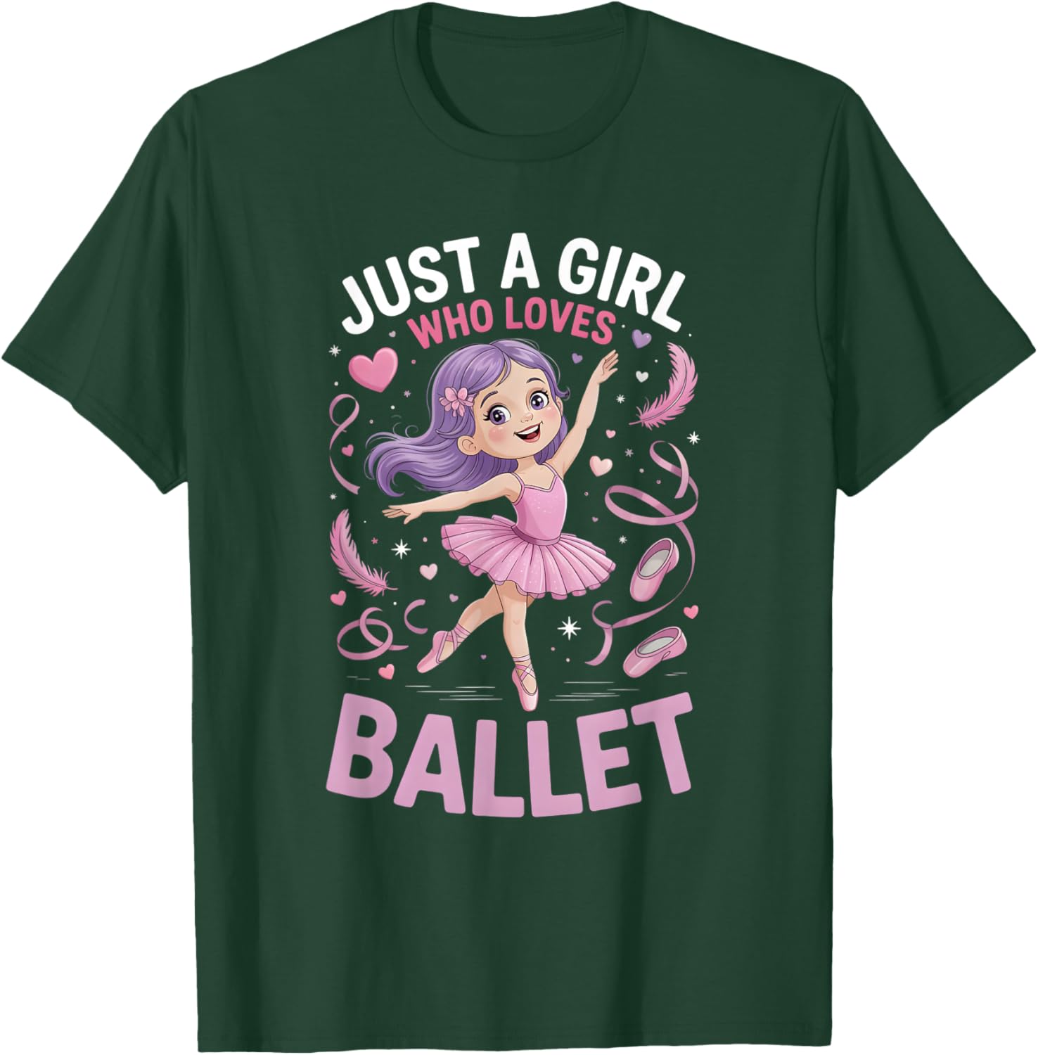 Girls Ballet T-Shirt - T-Shirt | Forest