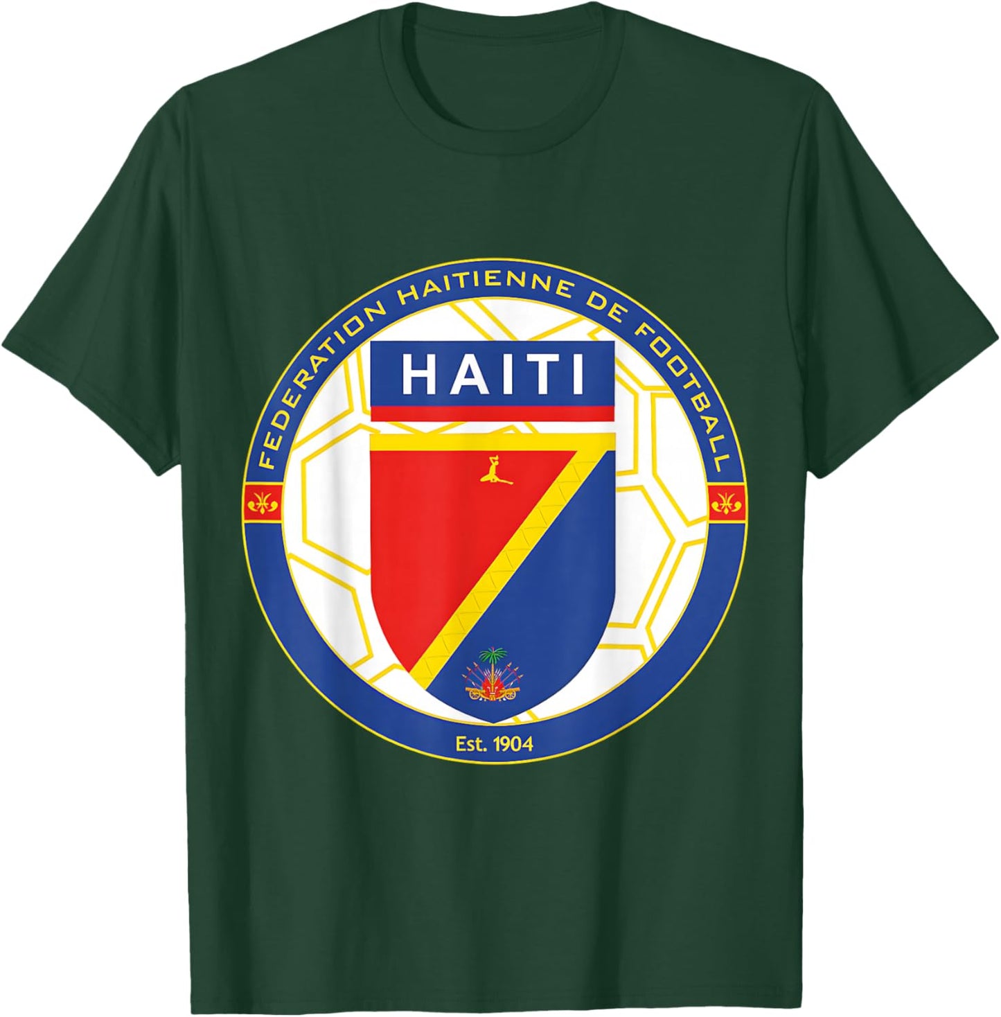 Haiti Football Fanclub (Soccer) T-Shirt - T-Shirt | Forest