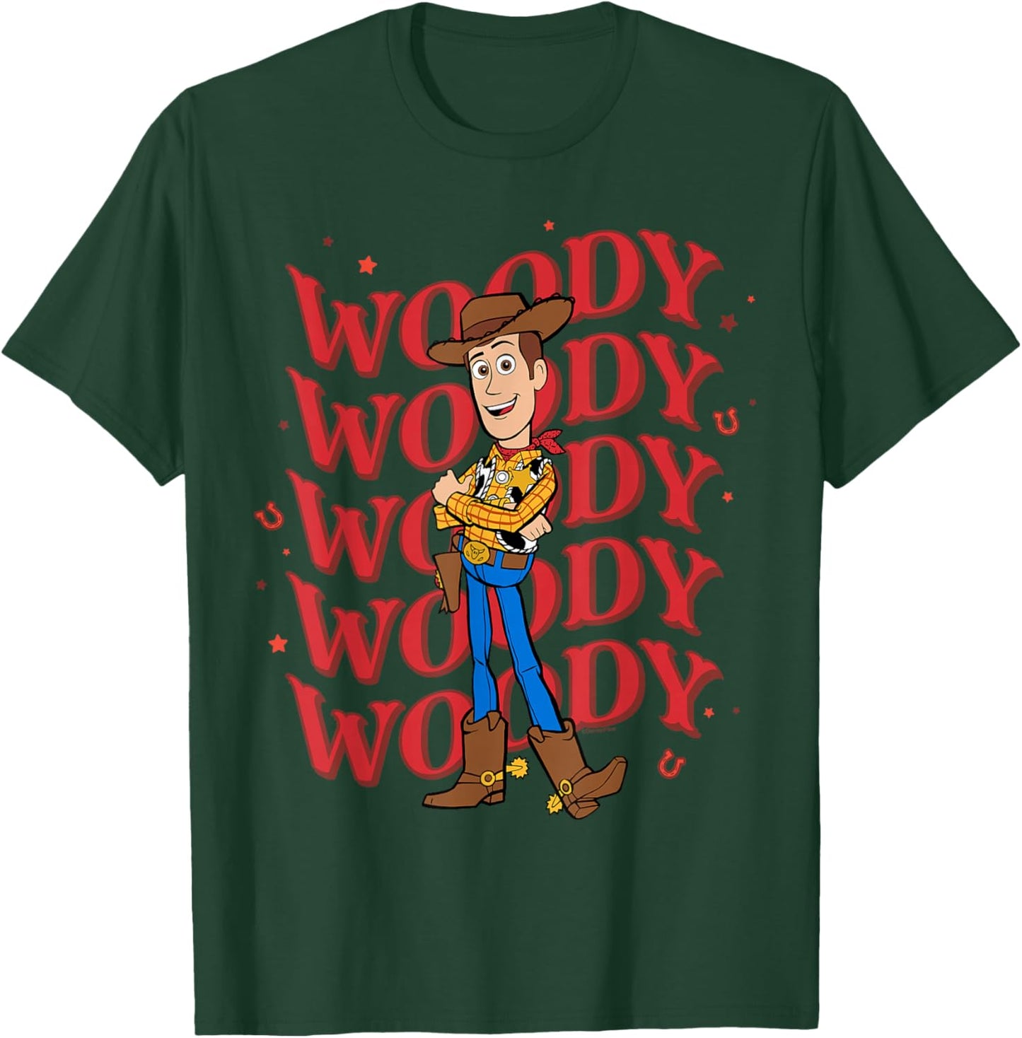 Disney and Pixar's Toy Story Sheriff Woody Groovy Logo T-Shirt - T-Shirt | Forest