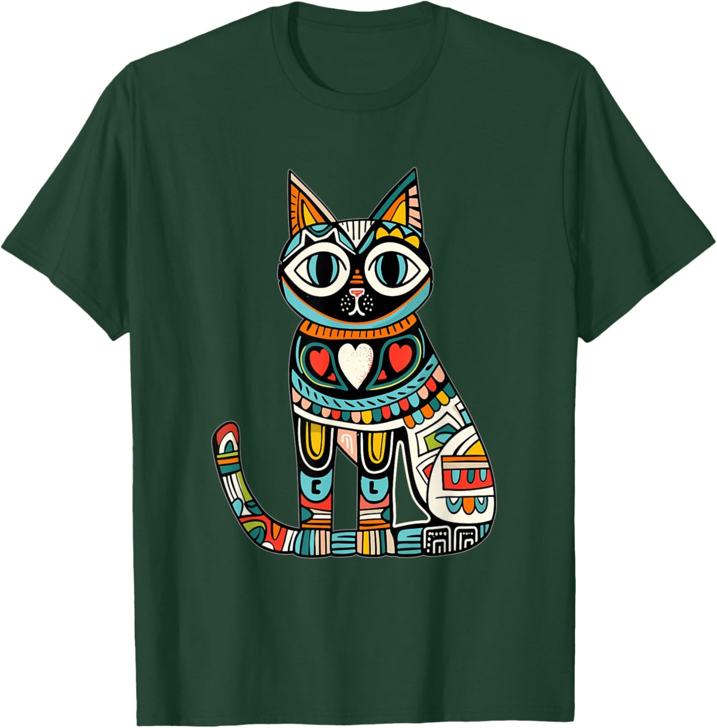Chania Greece Vacation Greek Cat Lover T-Shirt - T-Shirt | Forest
