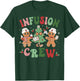 Snowman Infusion Nurse Crew Gingerbread Christmas Nurse T-Shirt - T-Shirt | Forest