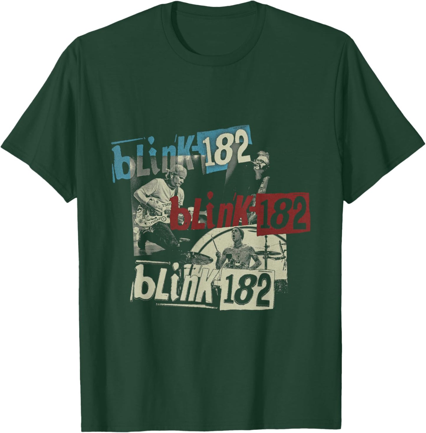 Official Blink 182 Photo , black, S T-Shirt - T-Shirt | Forest