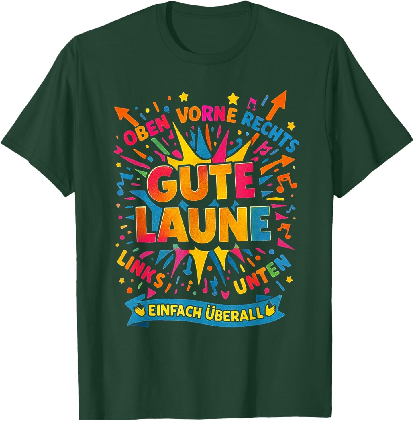 Gute Laune Top Bottom for Mallorca, Malle, Apres Ski T-Shirt - T-Shirt | Forest