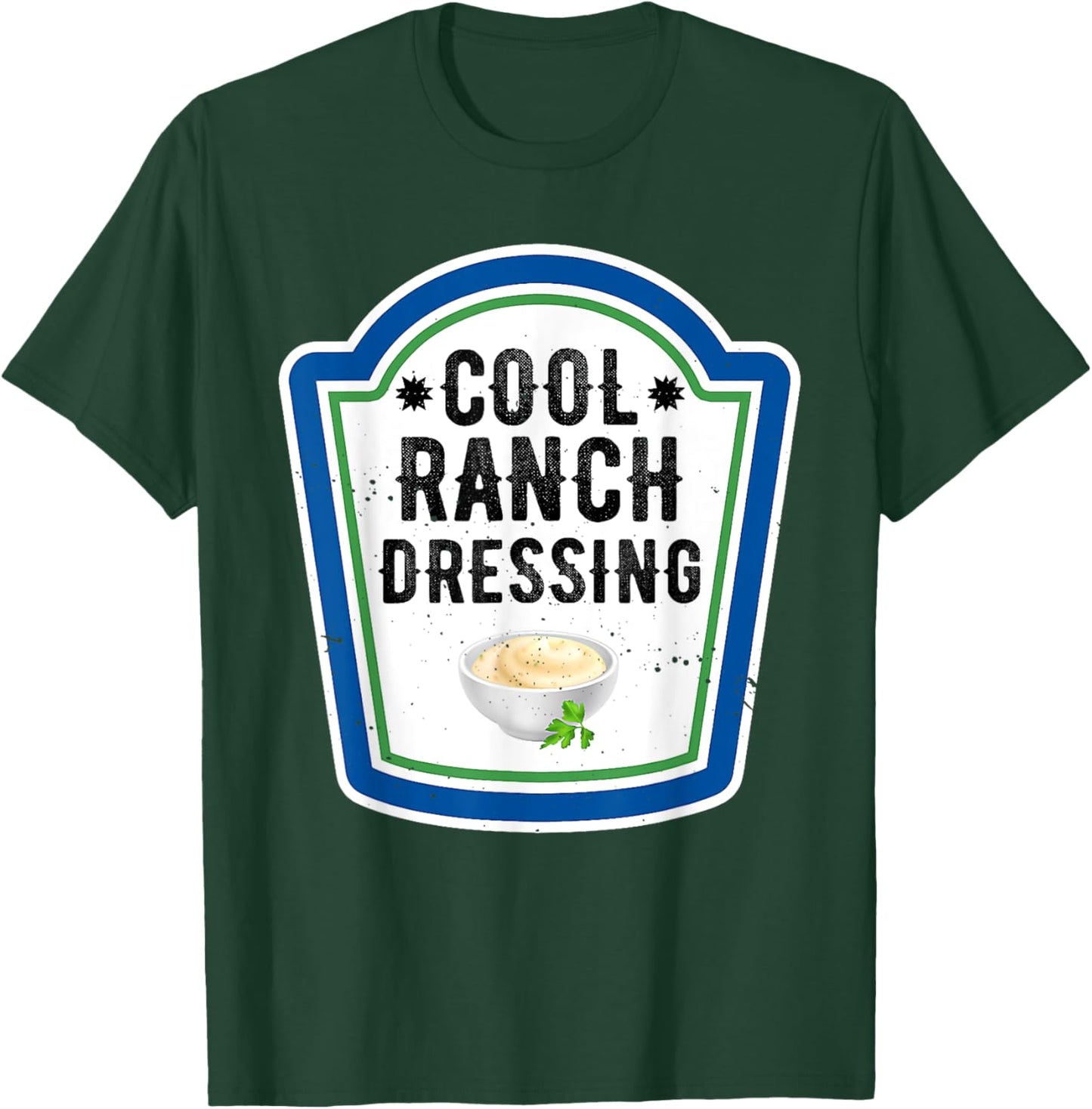 Funny Group Halloween Costume Ranch Dressing Group Condiment T-Shirt - T-Shirt | Forest