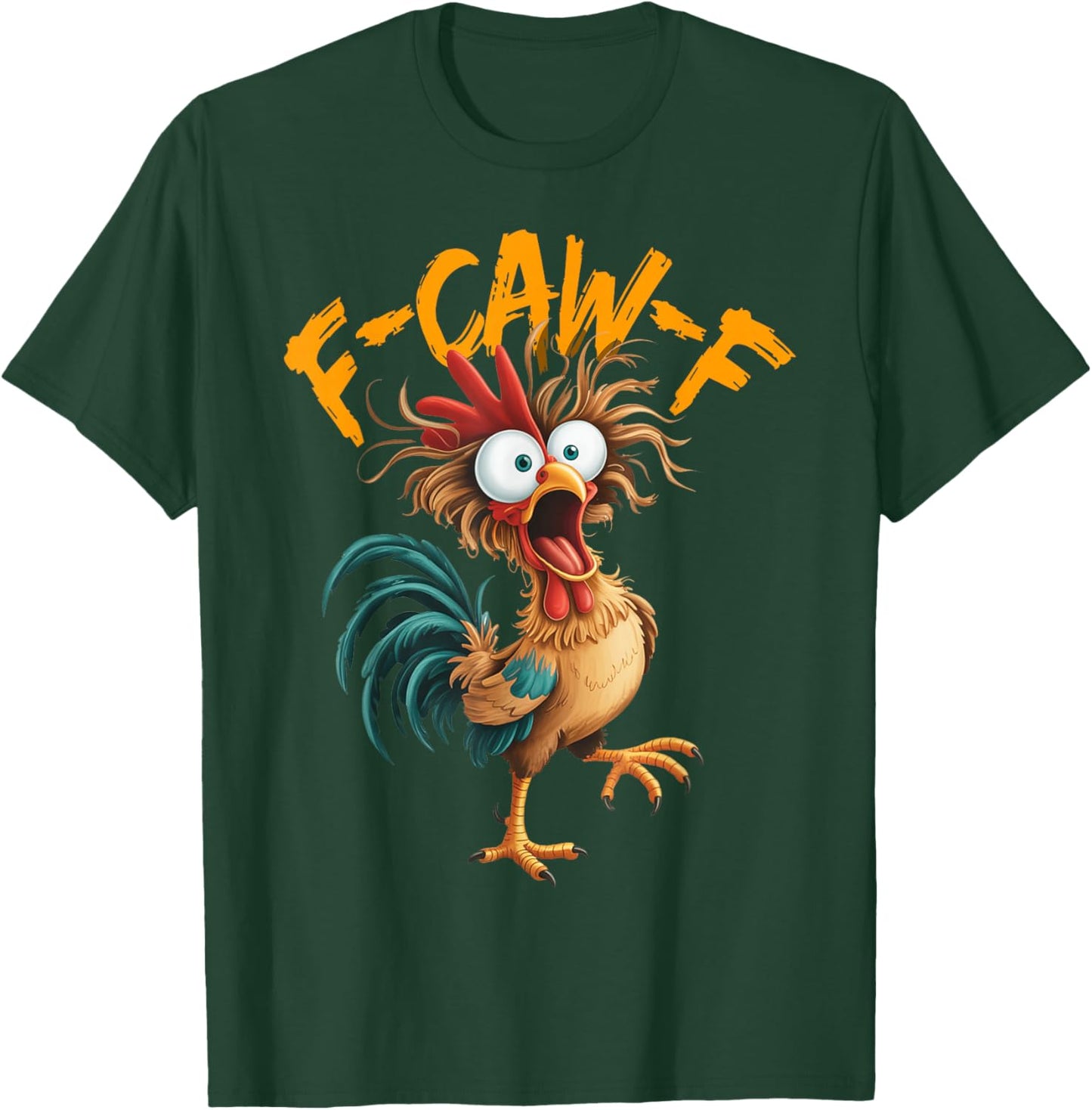 Lustiger Vogel Fcawf Huhn F Caw F Hahn Flüsterer Fawk Off T-Shirt - T-Shirt | Forest