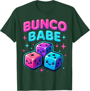 Bunco Babe Funny Bunco Game Night Women T-Shirt - T-Shirt | Forest