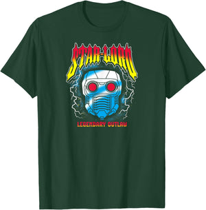 Guardians Of The Galaxy - Star Lord Metal Inspired T-Shirt - T-Shirt | Forest