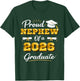 Proud Nephew of A 2026 Graduate High School Graduation H.S T-Shirt - T-Shirt | Forest