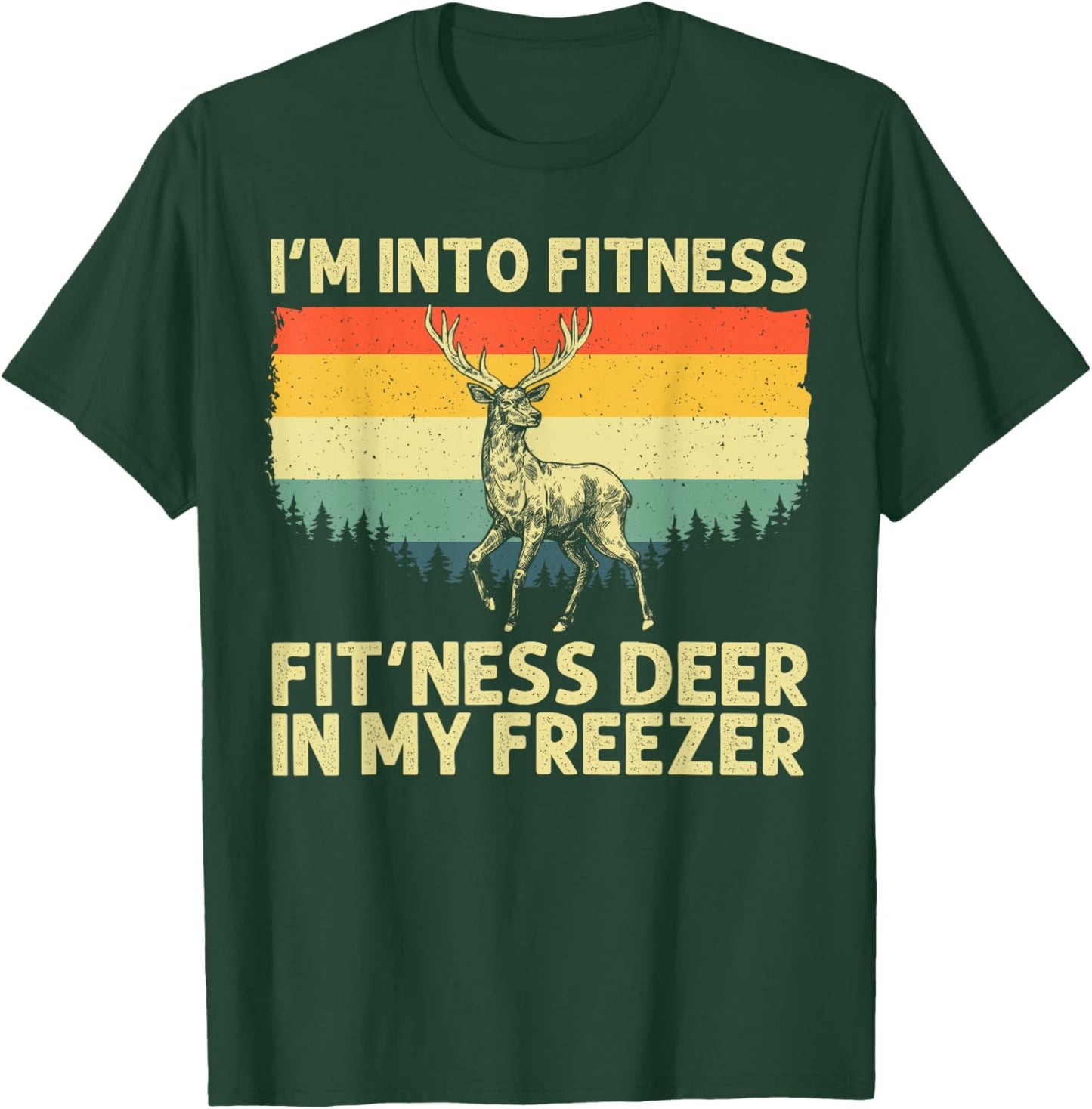 Deer Hunting Art Women Wildlife Hunter Deer Hunting T-Shirt - T-Shirt | Forest