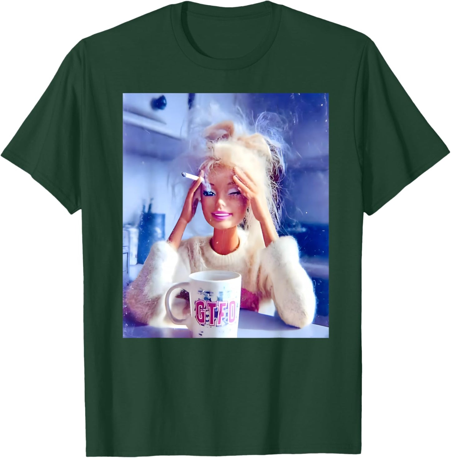 Distressed Doll Face Meme T-Shirt - T-Shirt | Forest