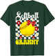Softball Granny Groovy Granny Of A Softball Player Granny T-Shirt - T-Shirt | Forest