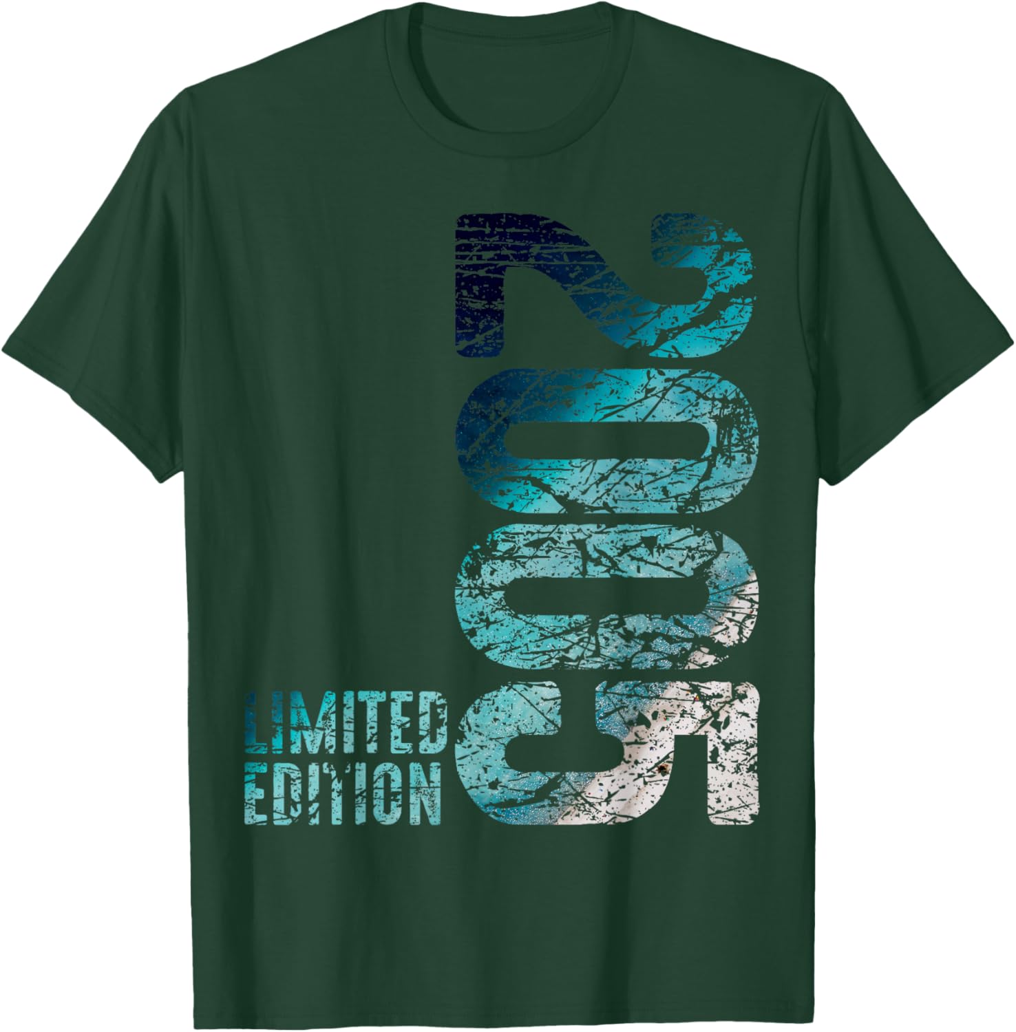 21st Birthday Man Woman 21 Years 2005 Decorative Gift Funny T-Shirt - T-Shirt | Forest
