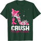 Crush Breast Cancer Awareness Bling Pink Ribbon T-Shirt - T-Shirt | Forest