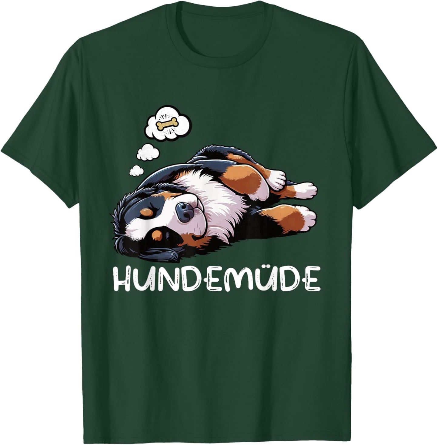 Hundemüde Berner Sennenhund Sennenhundliebhaber Sennenhunde T-Shirt - T-Shirt | Forest