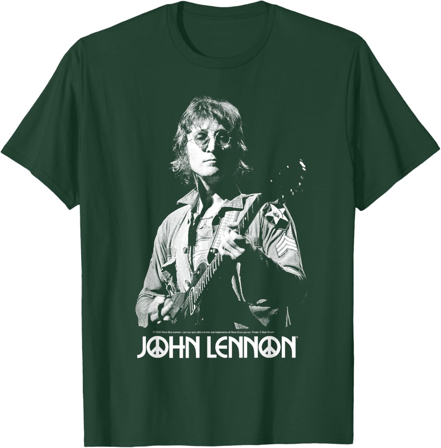 John Lennon - Portrait Oversized T-Shirt - T-Shirt | Forest