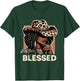 Vintage Black Western Cowgirl Retro African Christian Woman T-Shirt - T-Shirt | Forest