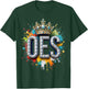 OES Crystal Queen Crow Color Splat Order of the Eastern Star T-Shirt - T-Shirt | Forest