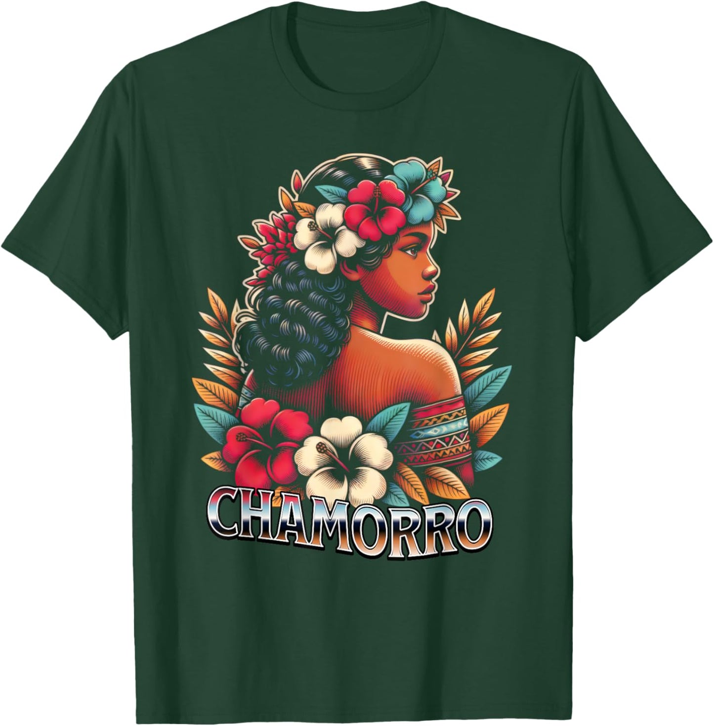 Chamorro Pride Guam and Saipan Mariana Islands Heritage T-Shirt - T-Shirt | Forest