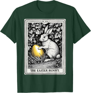 Tarot Card Happy Easter Bunny Spring Easter Egg Easter Day T-Shirt - T-Shirt | Forest