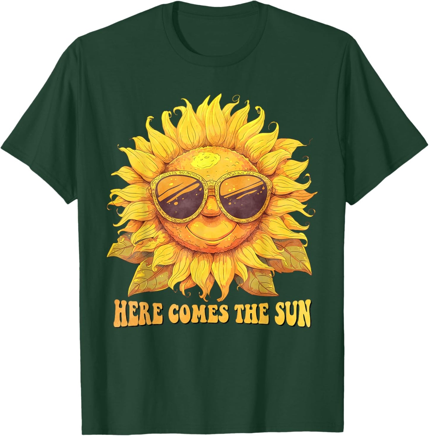 Sun, Summer. Sunbeams T-Shirt - T-Shirt | Forest