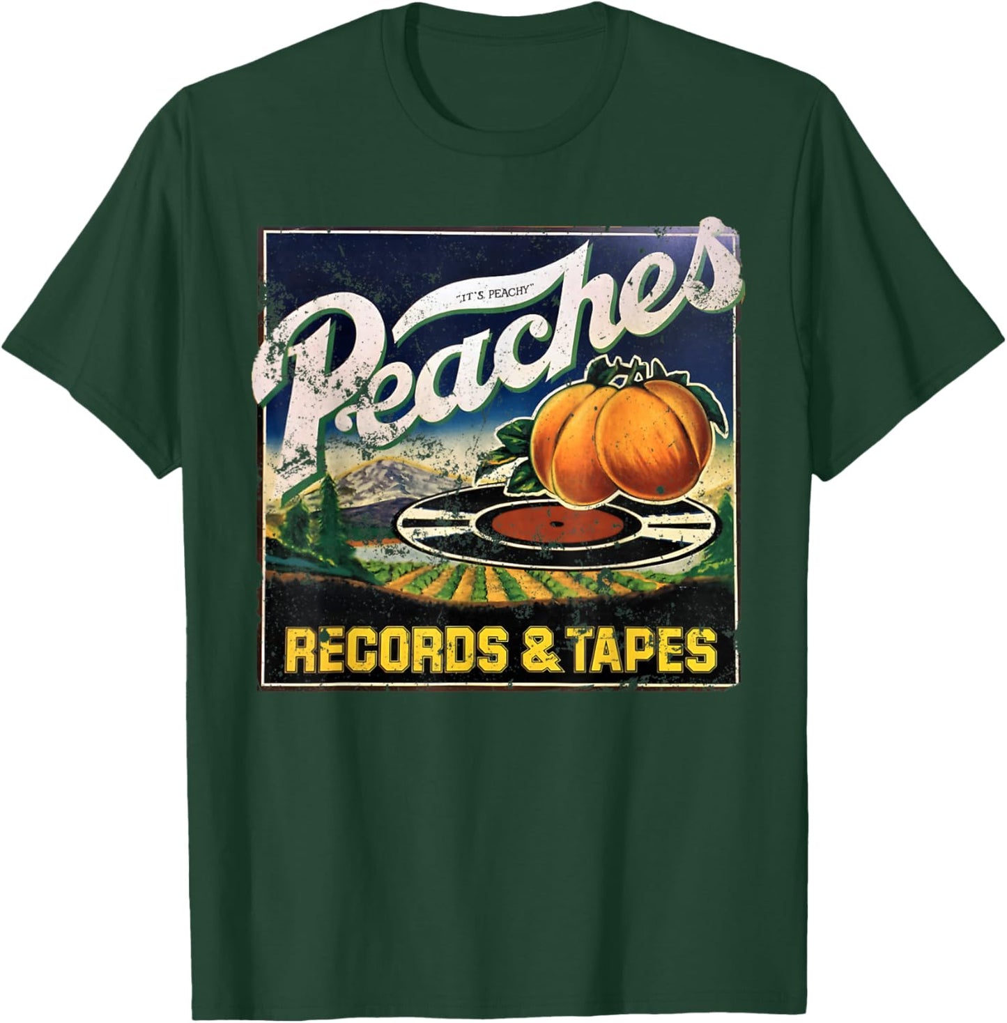 Peaches Music Records Company And Tapes 1975 T-Shirt - T-Shirt | Forest