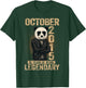 October 10th Birthday Men Women 2015 Awesome Panda Lovers T-Shirt - T-Shirt | Forest
