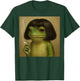 Funny Frog Bob Haircut Smoking Meme Women T-Shirt - T-Shirt | Forest