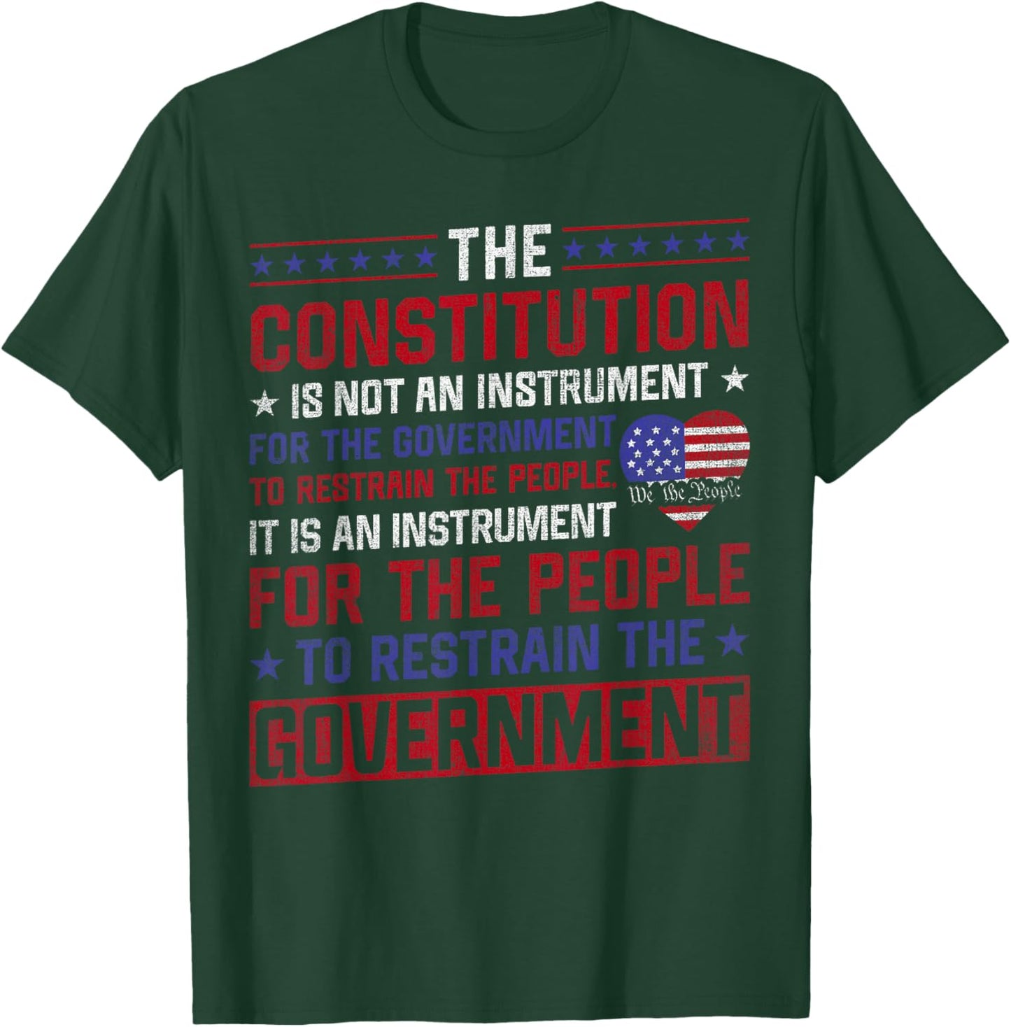 The Constitution is an Instrument - US Patriotic T-Shirt - T-Shirt | Forest